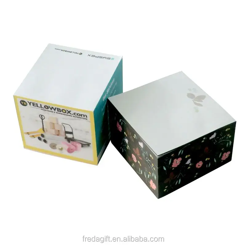 Print Wood Pallet Memo Cube / Pad Notepad With