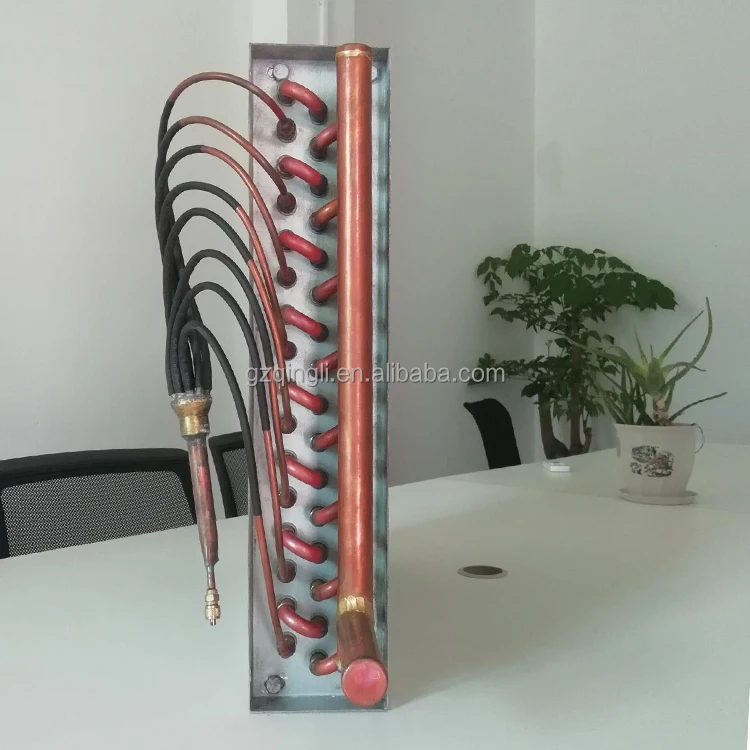 Customized Fin Type Freon Evaporator Coil For Heat Pump Exchanger