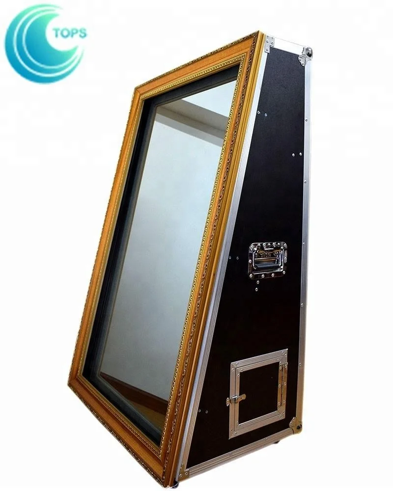 Hot Sale Selfie Magic Mirror Digital Photo booth Me with 10 points infrared touch frame for sale