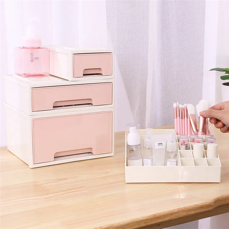 BNBS Brand Plastic Box Storage Box organizer Plastic Drawer for make up