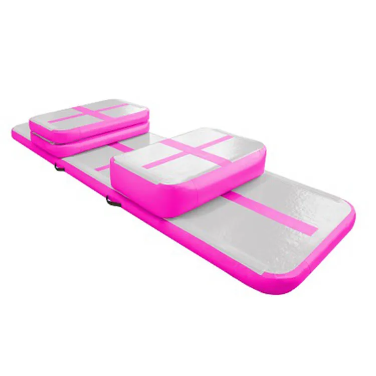 AirTrack Aqua Mint Green Whole Set Air Board Block Roll Inflatable Gymnastics Tumbling Training Home Edition Air Track Set