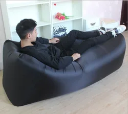 Портативный пляжный шезлонг для отдыха на открытом воздухе, Надувной Спальный мешок для кемпинга, распродажа