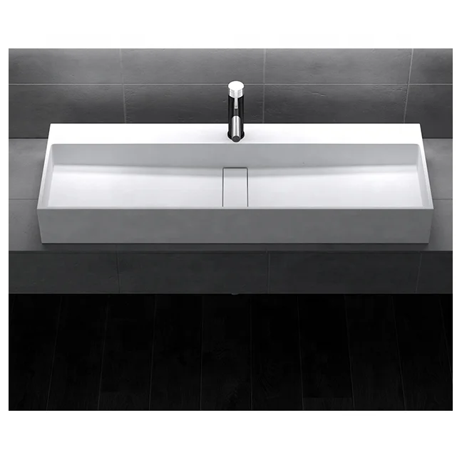 modern originalitydesign acrylic solid surface  lavabo hangs wall type art lavabo stage basin/sink