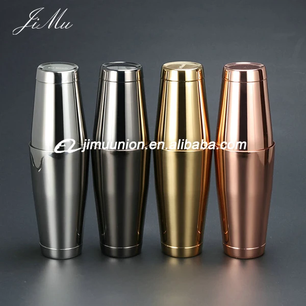 wholesale antique Bartender copper gold cocktail Tools Stainless Steel Cocktail Shaker