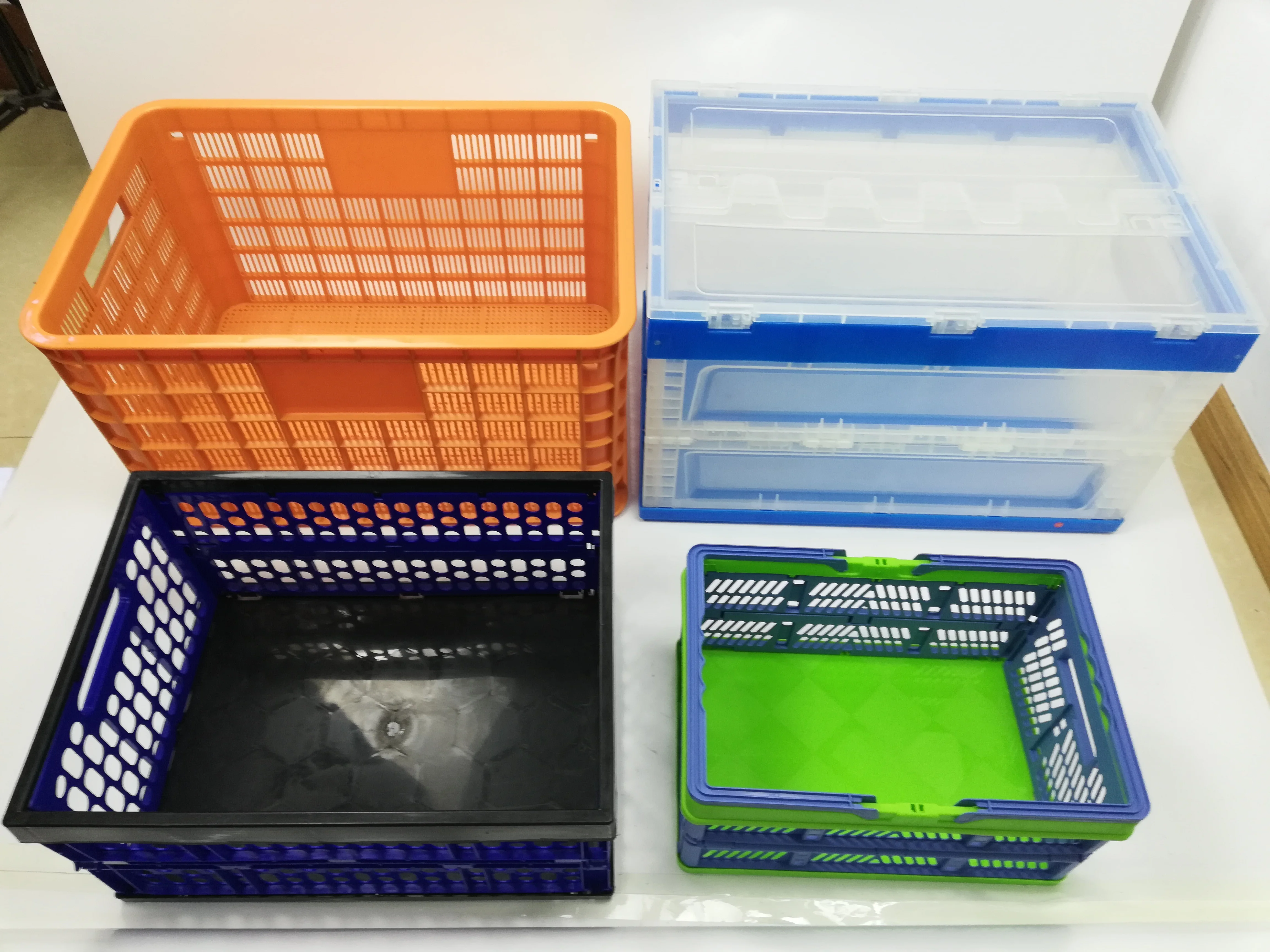 68 л складные жесткие пластиковые подвижные сумки с крышкой пластиковая коробка для хранения/ящик бытовой Органайзер складная коробка для хранения игрушек