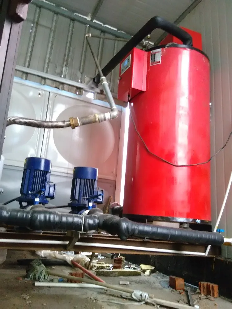 CE&ISO Certificated Swimming Pool Heater 35-1000kg/h Automatic Machine Vertical Gas Steam Boiler