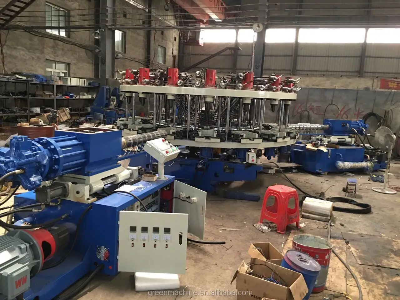 Rotary Type Full Automatic Plastic shoe Sole making machine