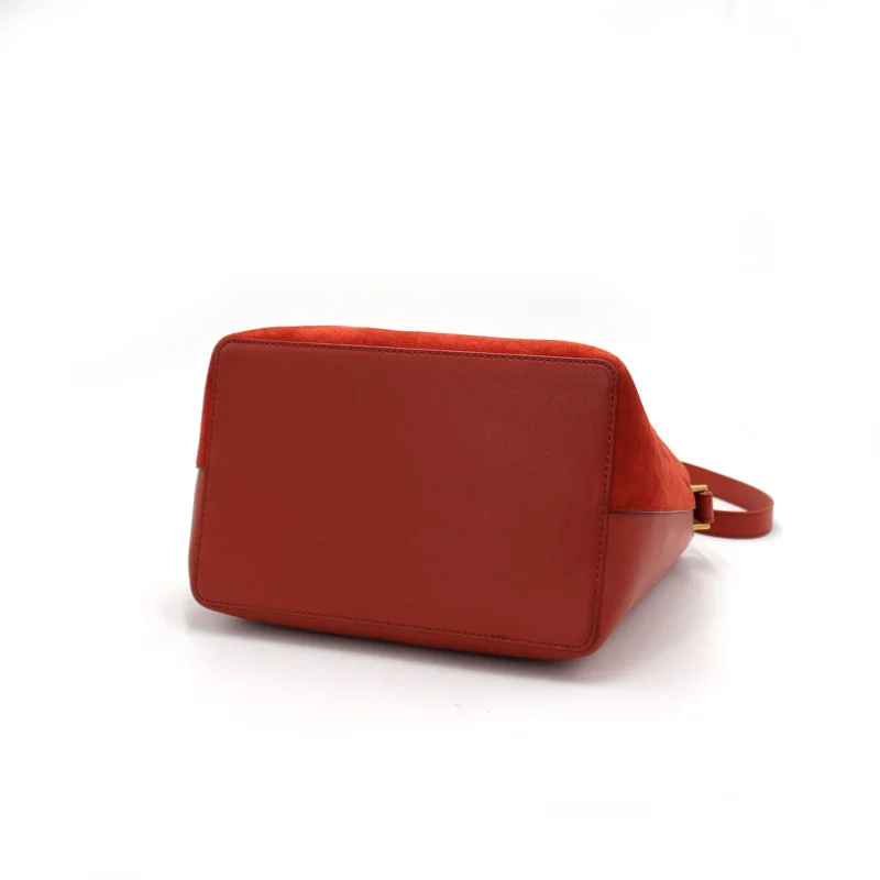 Manufacturer Ladies shoulder  handbags  with Single Strap Retro  Suede Leather Crossbody Handbags