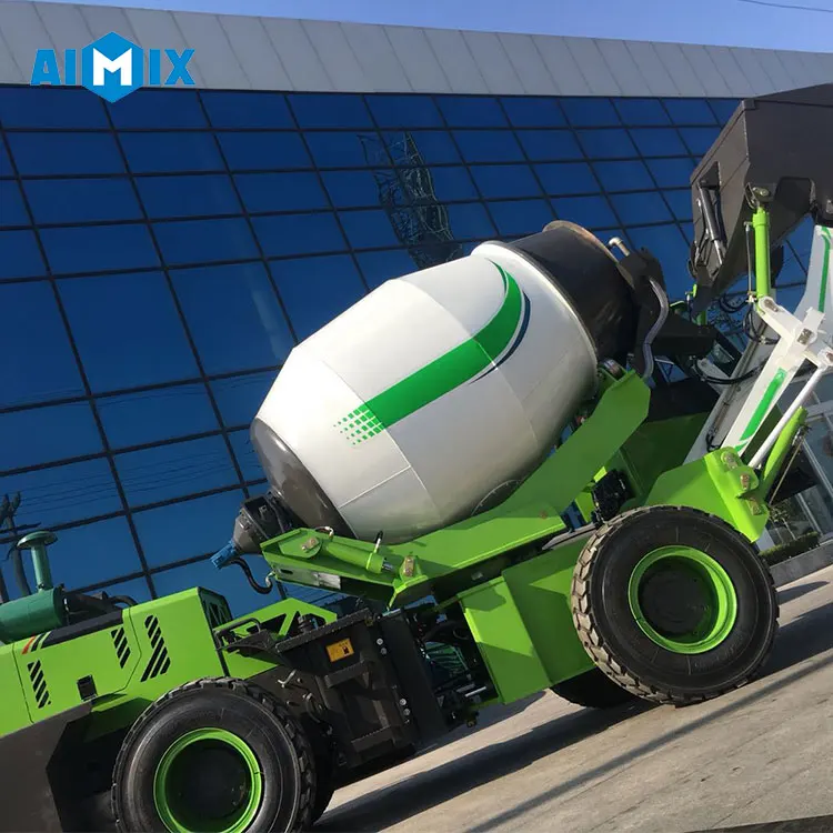 JBC-12 diesel engine self-loading concrete mixer truck with pump