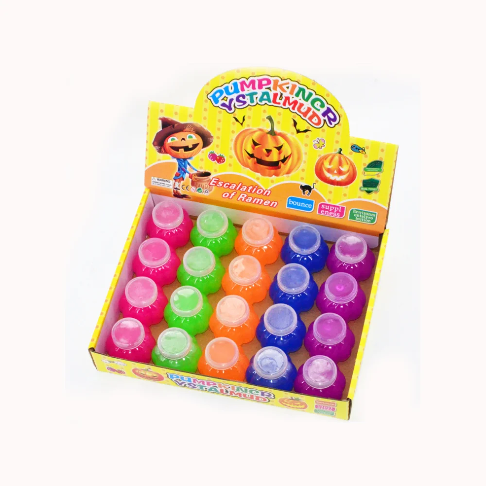 Magic Crazy Halloween Pumpkin Water Orange Slime Toy For Kids