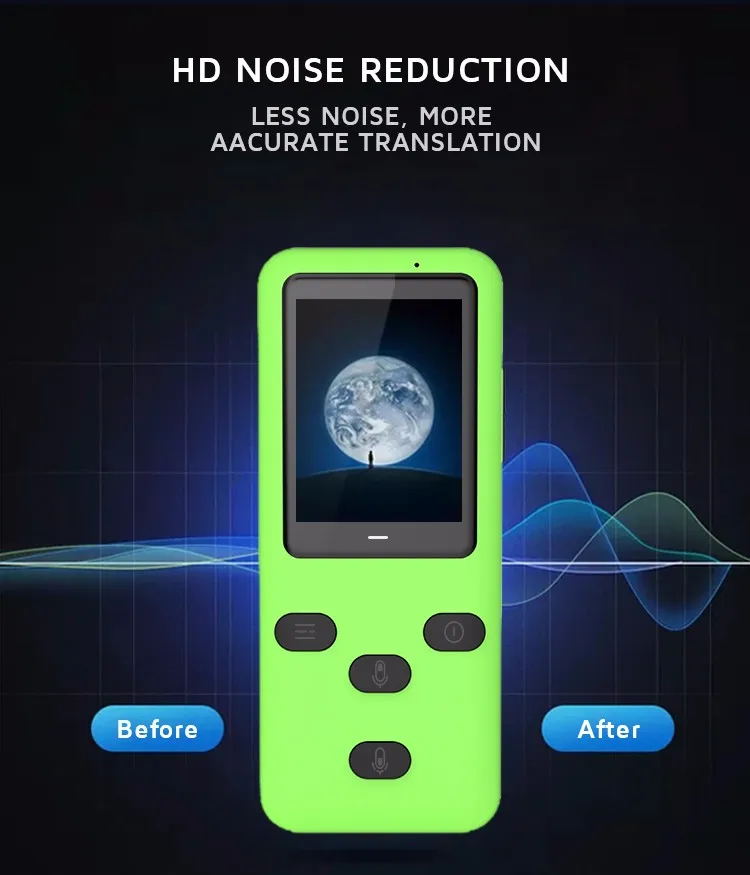 4G pocket mobile voise tranlator language, button key phone translation device support english offline translating dictionary