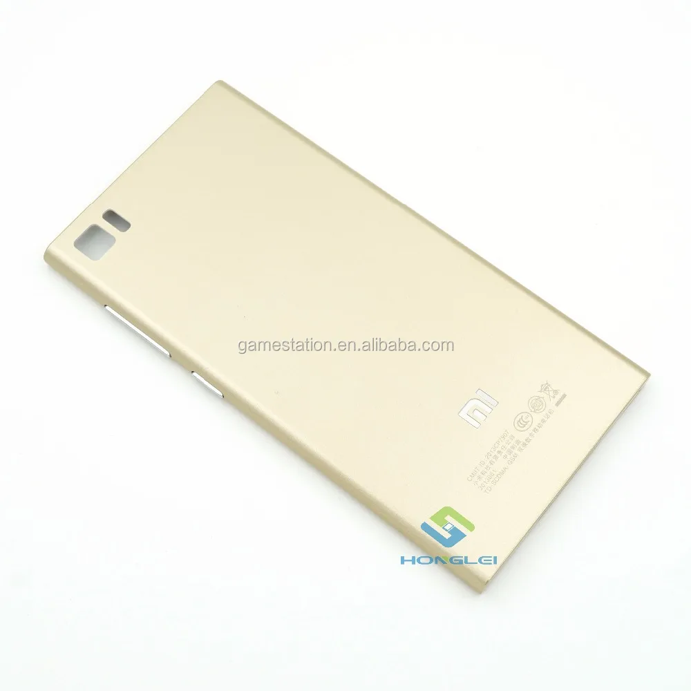 Best Price Battery door back Rear Cover housing for xiaomi mi3 replacement for xiomi mobile phone