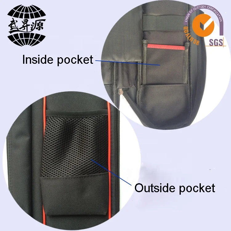 Oxford Fabric Chinese Wu Shu Equipment Tai Chi Stick Bag and Double Sword Case for Martial Arts and Clothing