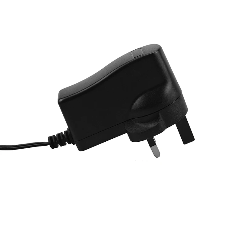Wall UK 3 pin ac dc adapter 12v 1.0a 12W AC/DC Power Adapter with CE CB approved