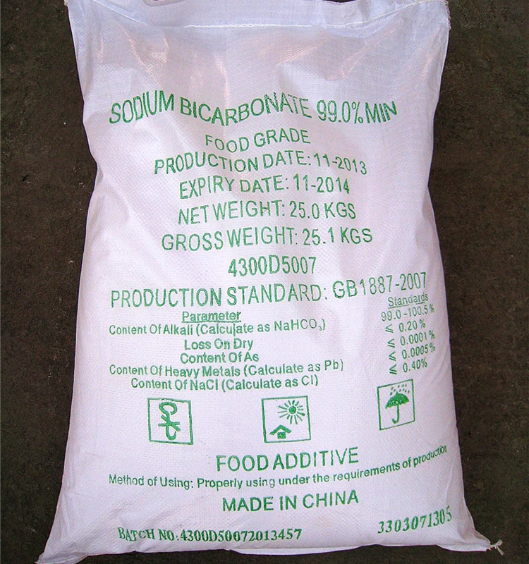 Nahco3, Sodium Bicar bonate, Baking Soda, Food Grade, Used in Baking Industry to Ferment and as Loose