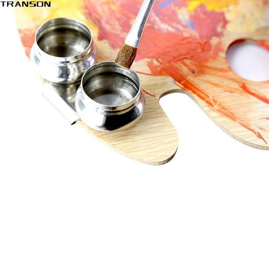 Double Small Pallet Dipper, Paint Cups With Clip in Stainless Steel Material