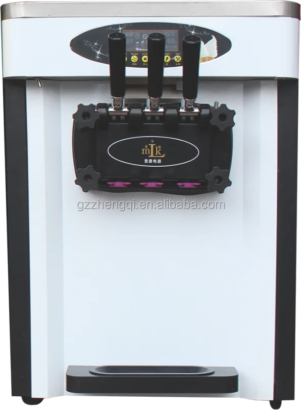 Hot sale 3 flover soft table top ice cream machine(ZQR-25CT)