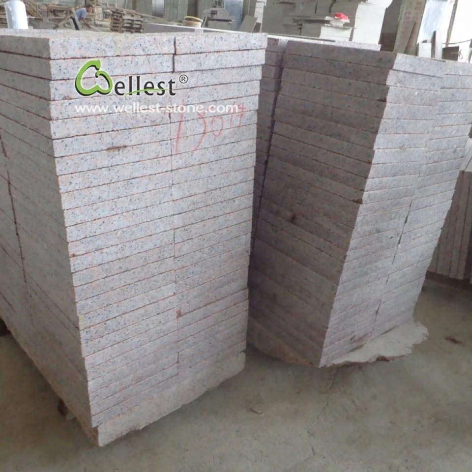 Maple red g562 flamed patio paving slabs granite tiles 40x60