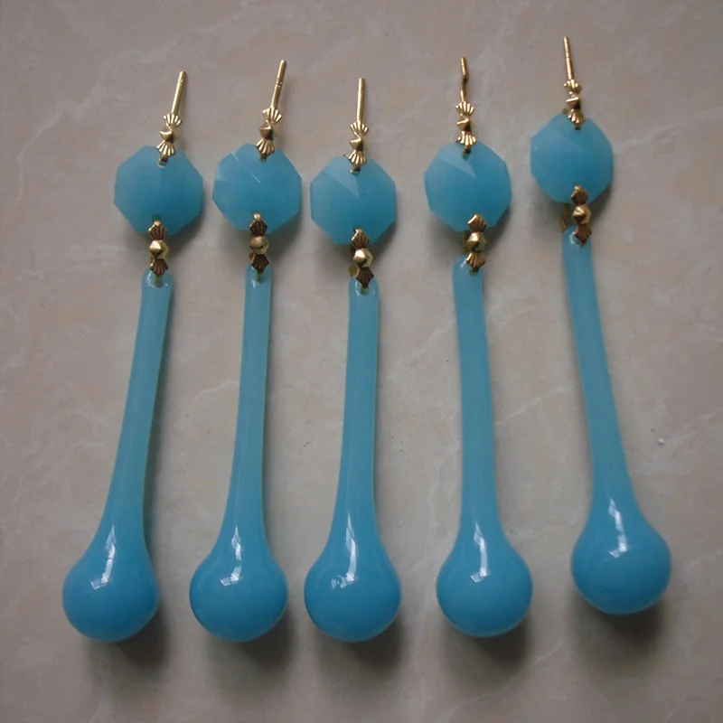 
Aquamarine Light Blue Crystal Rain Drop 