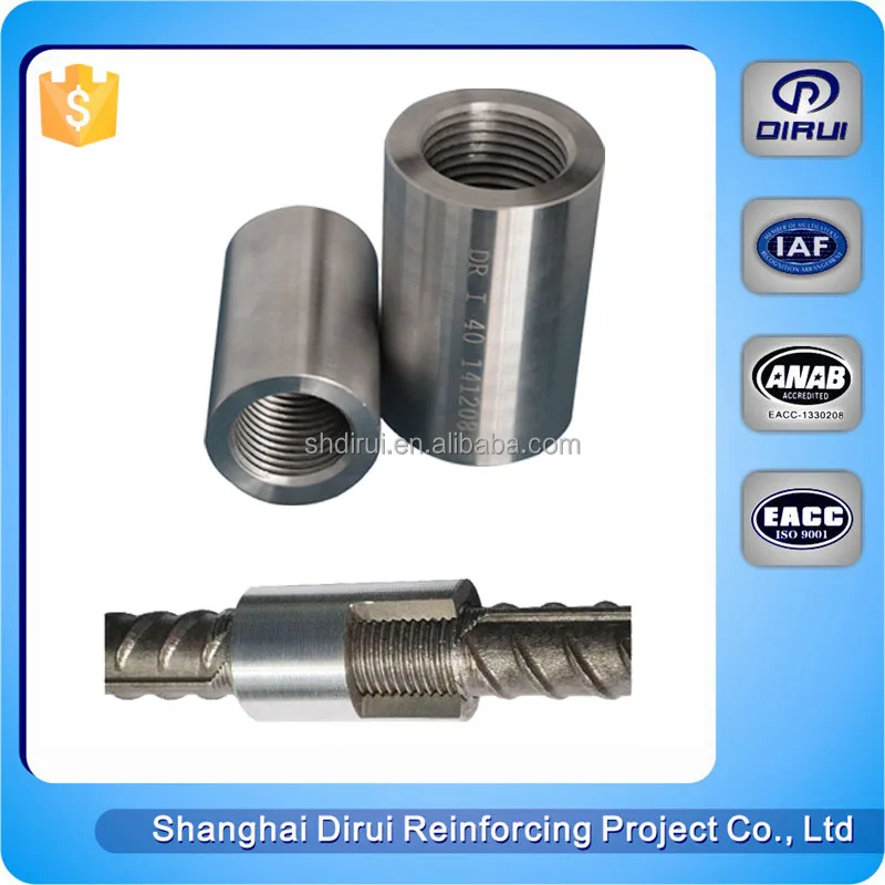 Tie rod coupling dayton superior bar lock connector rebar splicing coupler