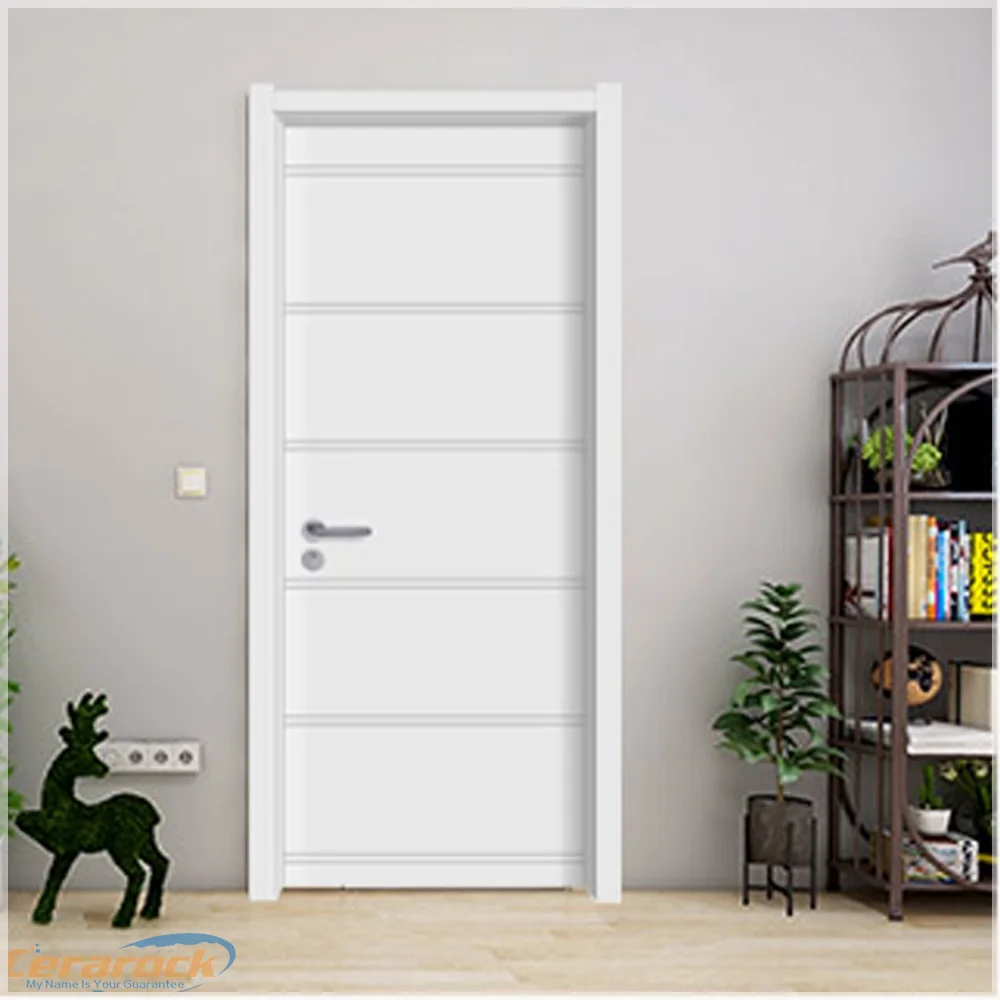 Cerarock hot sale PVC MDF  wooden interior door for rooms, hotel, hospital, buildings