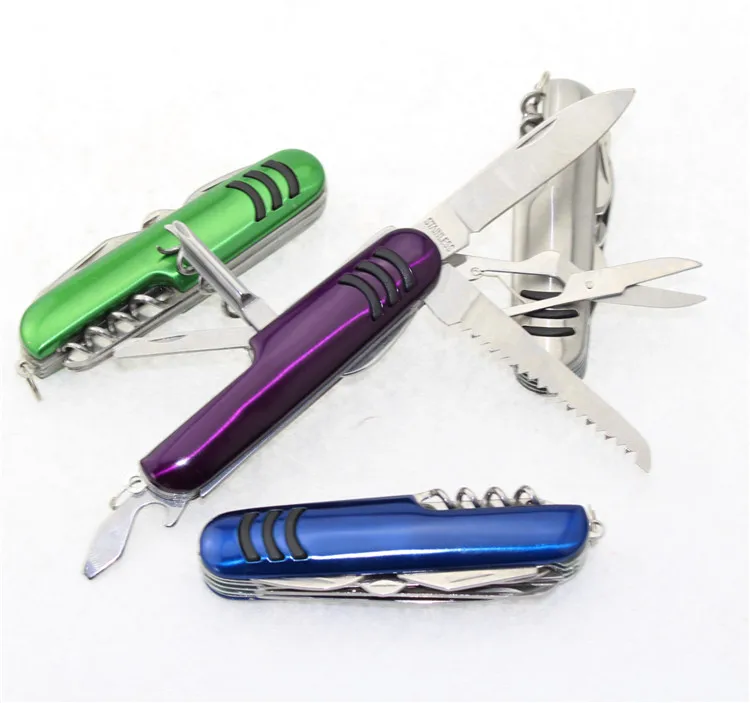 Multifunction pocket knife Swiss knife with 7 tools customized logo