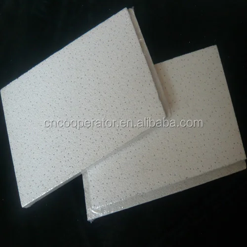 sandy texture acoustic suspended mineral fiber ceiling tile
