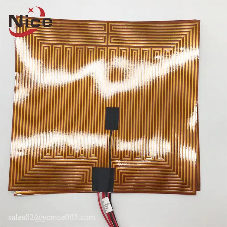 24 v инфракрасный каптон нагревательная пленка фольги