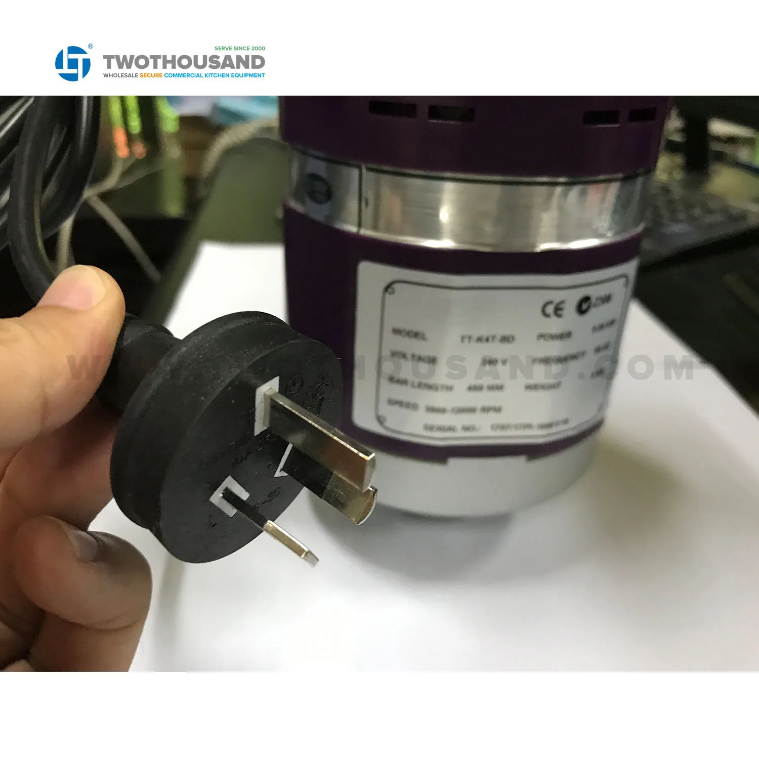 
Multi-Function Industrial Mini Electric Hand Blender Constant Speed Food Mixer 