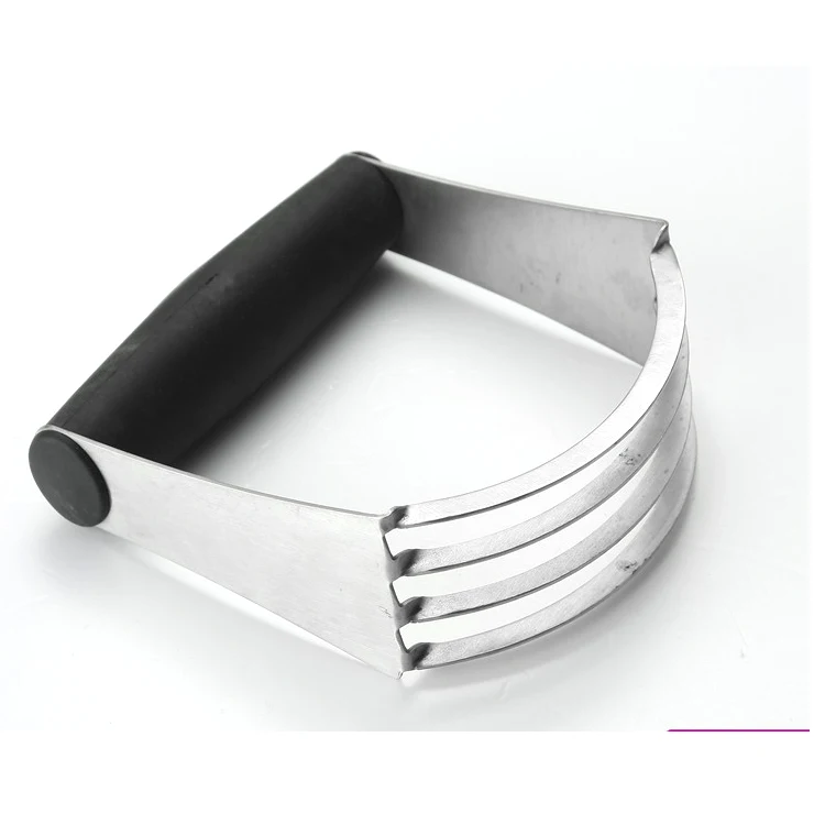 Stainless Steel Pastry Cutter Baking Dough Blender with Blades