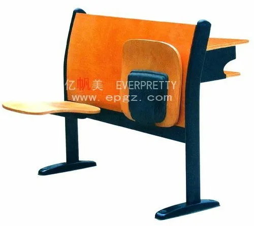 School Classroom Folding Chair with Desk for University Student Study Desk and Chairs
