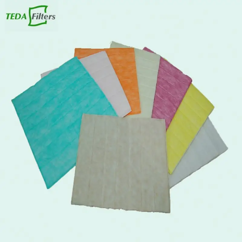 
air conditioner 6 pockets filter media cloth material 