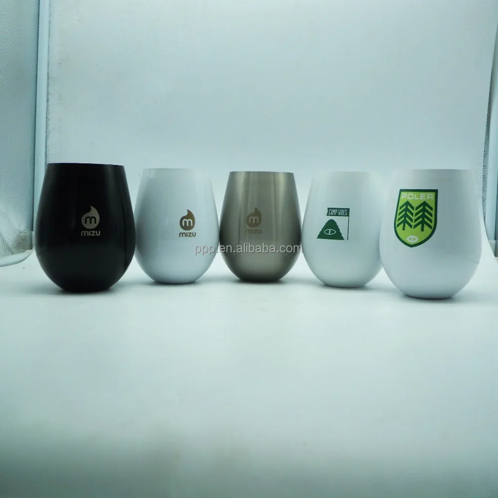 
550 мл Однослойная чашка для воды из нержавеющей стали утолщенного типа/пивная кружка в форме яйца/пивная кружка в виде капли без ручки 