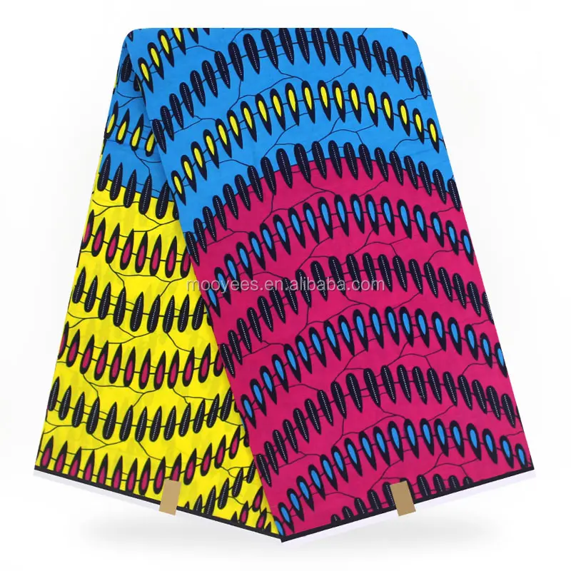 2019 Новогодняя модная африканская ткань с принтом воска Анкары