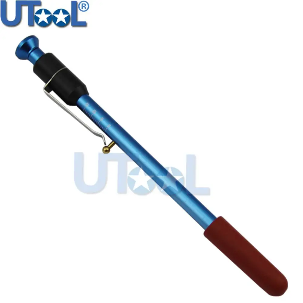 2 IN 1 Brake Pads Thickness Gauge Tire Tread Depth Measuring Checking Tool T40139