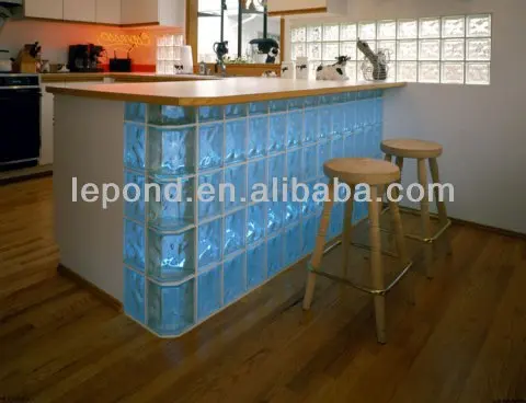glass brick bar/hollow glass brick