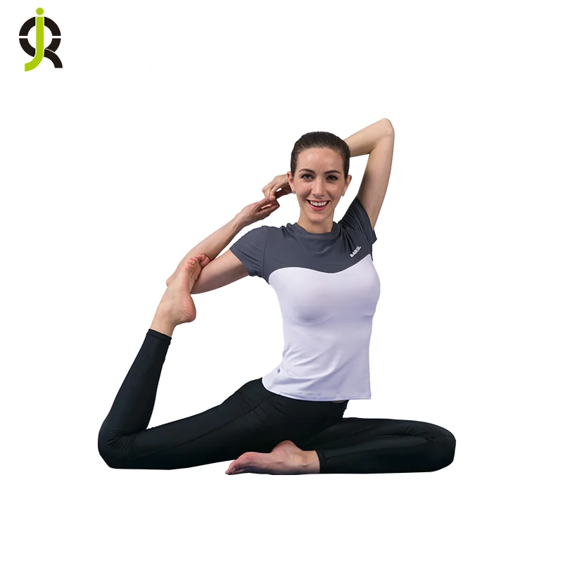 Fashion Women Sportswear Suit Sets  Quick Dry Running Sport T-Shirt Gym Long Leggings 2 Pieces Yoga Suits