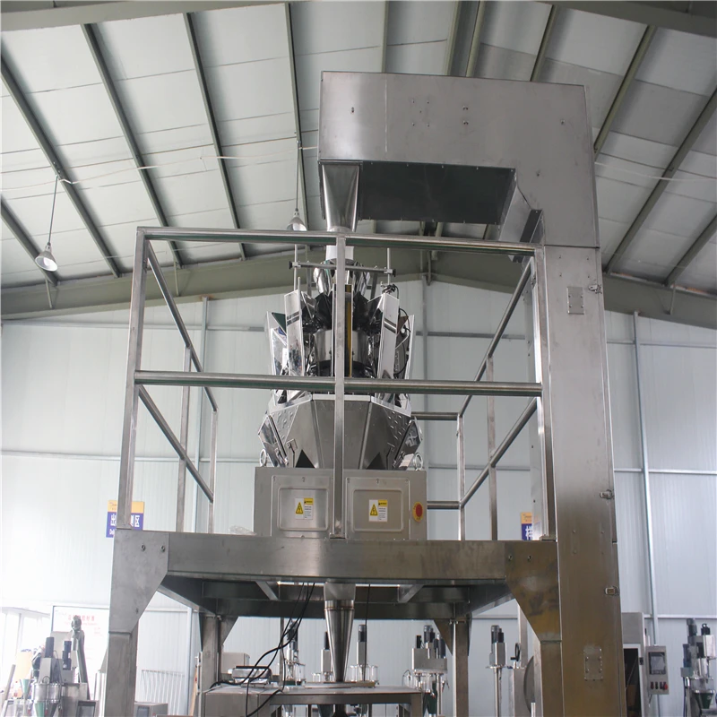 Full Automatic Multi-head Weigher Packaging Machine For Wheat / Rice