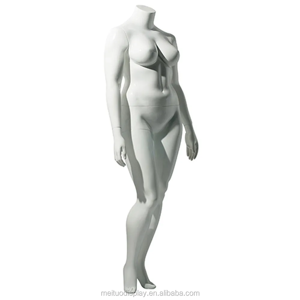 
Plus size Headless Female Fiberglass Fullbody Mannequin for Clothes Window Display Full New 