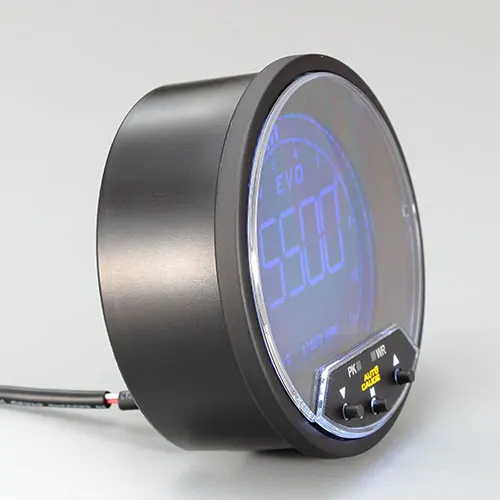 Light Weight Colored 85mm Digital Auto KMH MPH  Speedometer