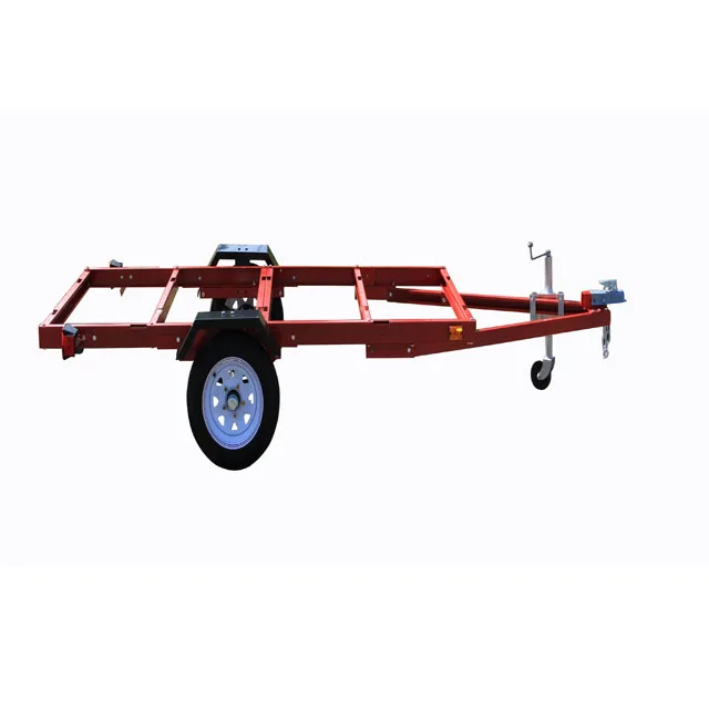 8x4 Foldable Utility Trailer Small Trailer Red Trailer