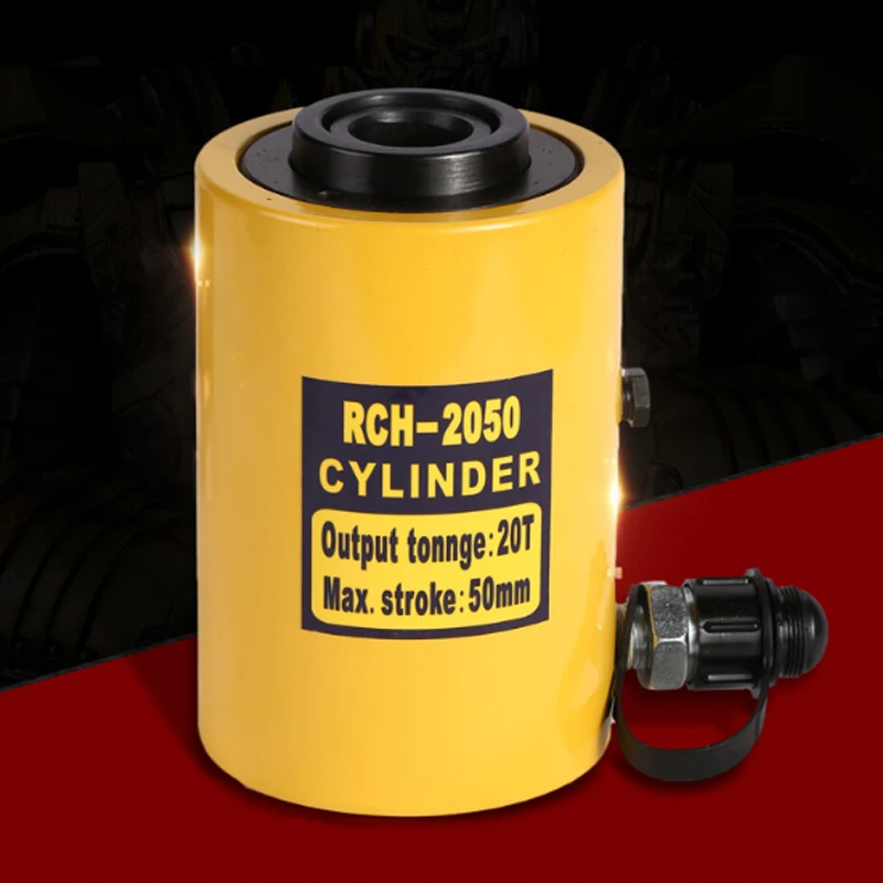 RCH short telescopic single acting hydraulic lift jack ram cylinder