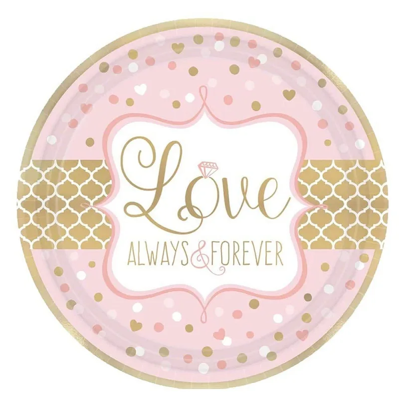 
Disposable 7-inch Diy Paper Dishes Carton Unicorn Round 9-inch Paper Plate for Baby Shower Birthday Party and Wedding 