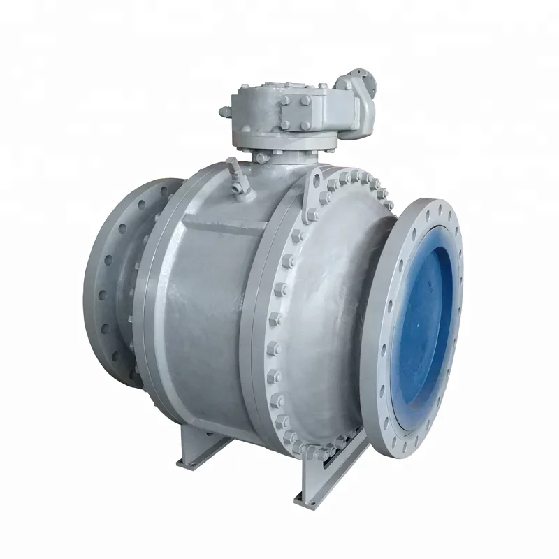 
DN500 PN16 150LB 3PC Forged Ball Valve Trunnion Mounted Flange Carbon Steel Ball Valve 