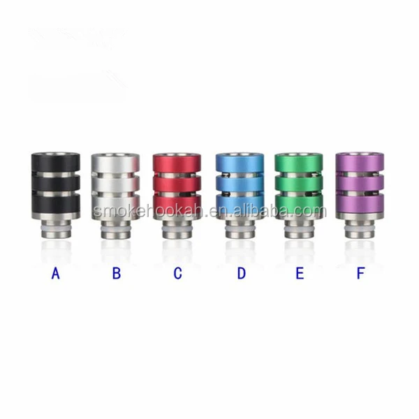 Nice design Aluminum Stainless Steel Airflow Drip Tip fit for 510 vape