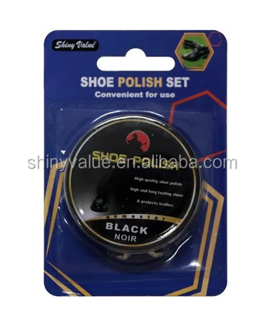 45g black brown neutral waxed non toxic tin shoe polish