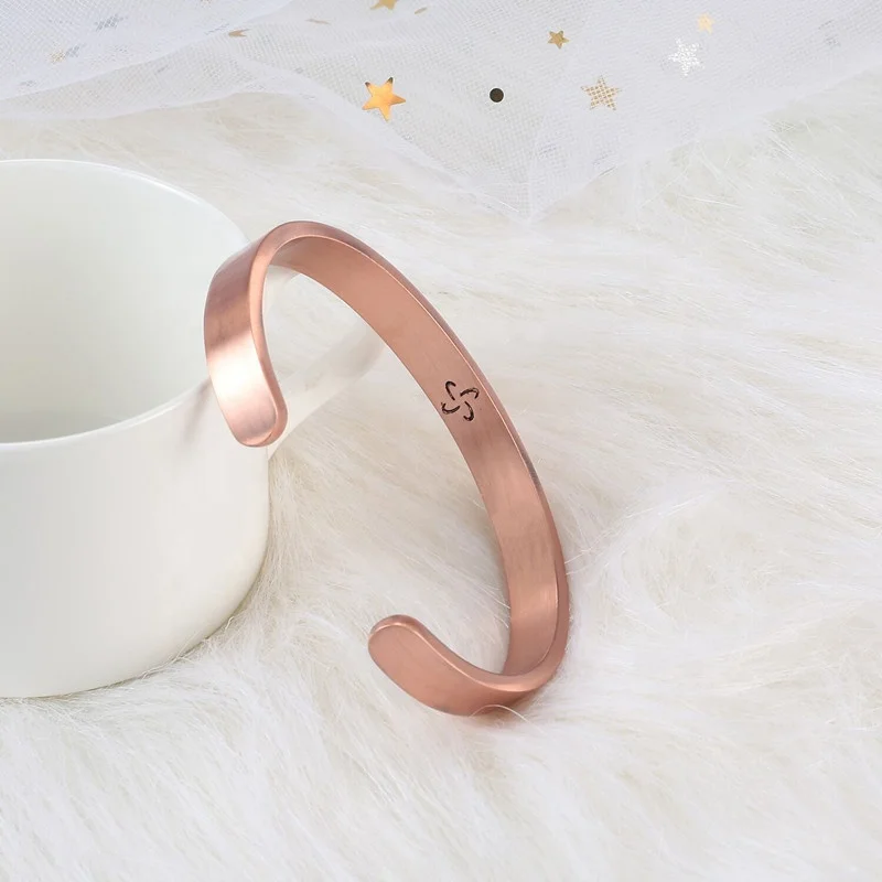 Wholesale custom big bio magnetic copper bracelet for men women