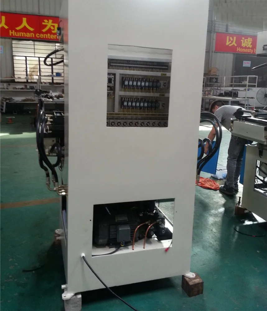 Bottom Floating Double Head High Speed Oil Hydraulic Pressing Machine Shoe Sole Pressing Machine