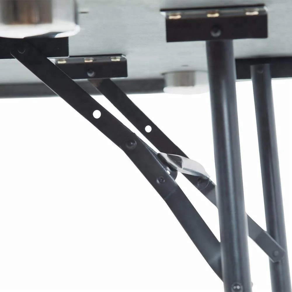 Poker Ultimate Folding Poker Table for 8 Players with Felt Playing Surface, 82 x 44-Inch Oval