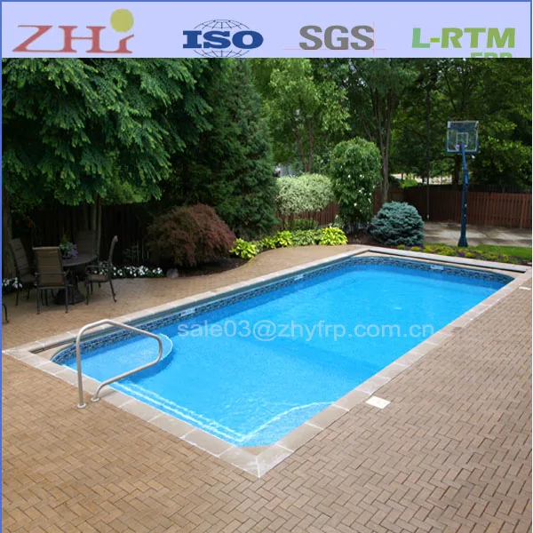 Factory Wholesale Custom Inground Rectangular Fiberglass Swimming Pool